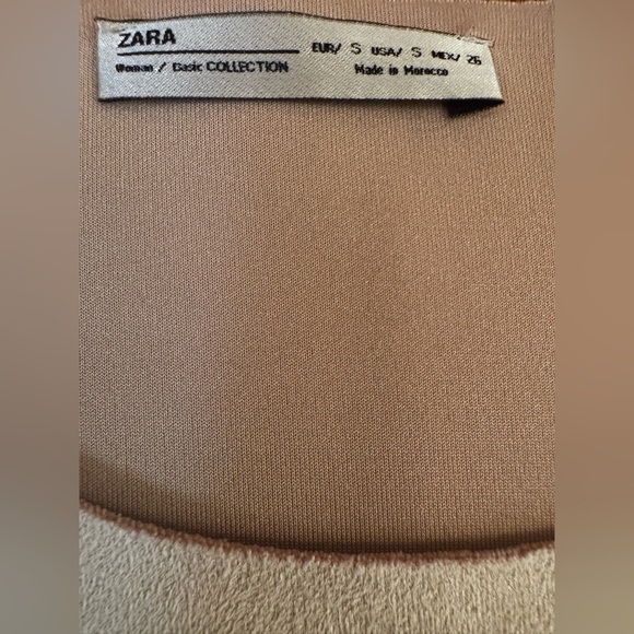 ᴡᴏᴍᴇɴ’s sᴜᴇᴅᴇ ᴛᴏᴘ | ᴢᴀʀᴀ | sɪᴢᴇ s | ᴡᴏʀɴ ᴏɴᴄᴇ - Picture 6 of 9